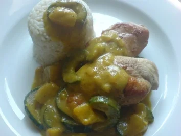 Putensteaks an Curry-Fruchtsauce - Rezept - Bild Nr. 5