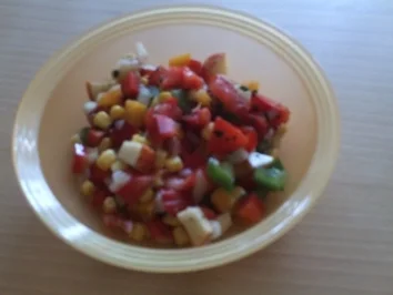 Rezept: Saftiger Paprikasalat Saftiger Paprikasalat - Rezept