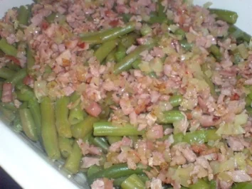 Rezept: Bohnensalat mit Speck Bild Nr. 8 Bohnensalat mit Speck - Rezept - Bild Nr. 8