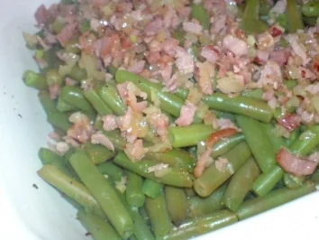 Rezept: Bohnensalat mit Speck Bohnensalat mit Speck - Rezept