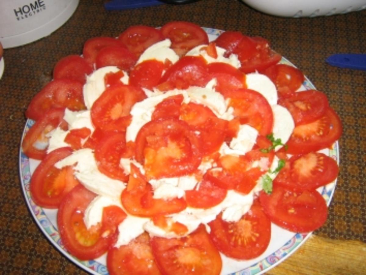 Tomaten-Mozarella-Carpaccio - Rezept - Bild Nr. 2