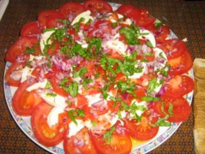Tomaten-Mozarella-Carpaccio - Rezept
