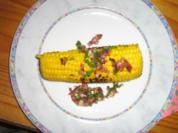 Maiskolben gegrillt mit Zwiebelsalsa - Rezept