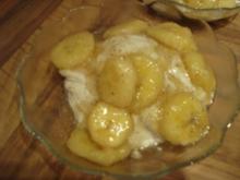 Dessert - Vanillecreme mit Karamellbananen - Rezept