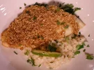 Steinbutt in Honig-Sesamkruste auf Graupen-Kokosrisotto - Rezept