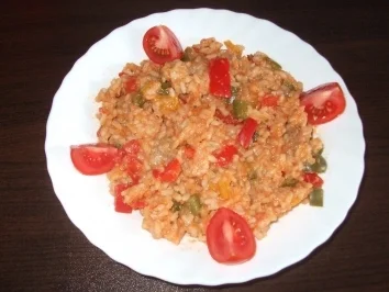 Rezept: Serbisches Reisfleisch Serbisches Reisfleisch - Rezept