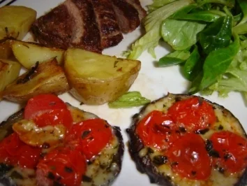 PIZZETTE DI MELANZANE - Auberginen Mini-Pizzas - Rezept - Bild Nr. 12