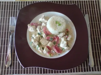 Rezept: Kräuter- Hähnchengeschnetzeltes mit Frühlingszwiebeln Bild Nr. 9 Kräuter- Hähnchengeschnetzeltes mit Frühlingszwiebeln - Rezept - Bild Nr. 9