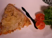 Rezept: Algerische Pastete mit Wolfsbarsch Algerische Pastete mit Wolfsbarsch - Rezept