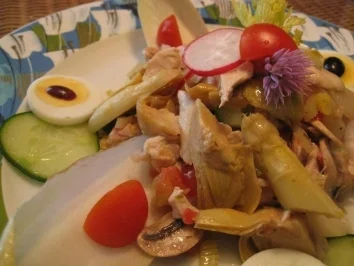 Rezept: Leichter Geflügelsalat ohne Majonnaise Bild Nr. 8 Leichter Geflügelsalat ohne Majonnaise - Rezept - Bild Nr. 8