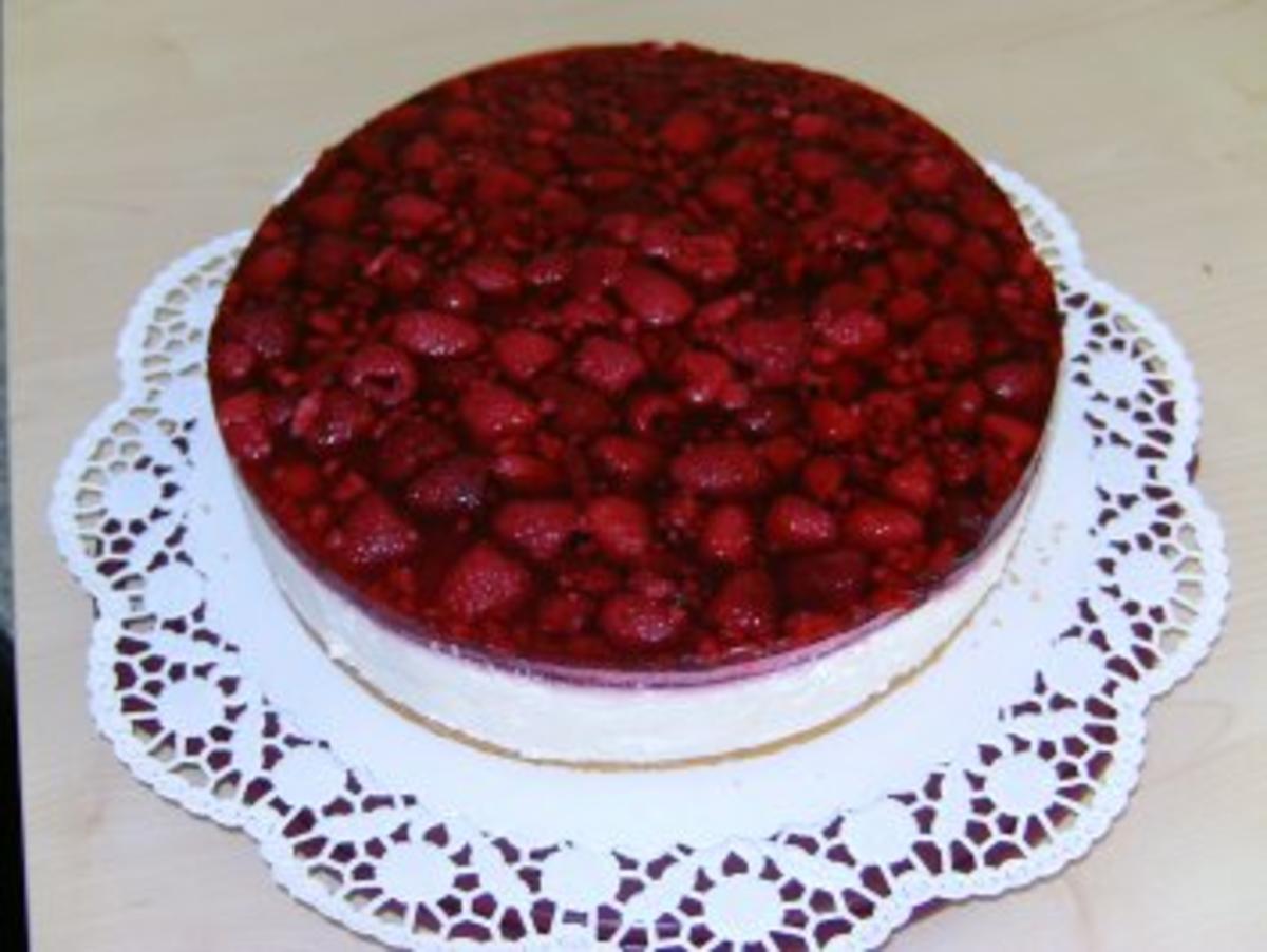 Bilder für Himbeer-Joghurt-Torte - Rezept