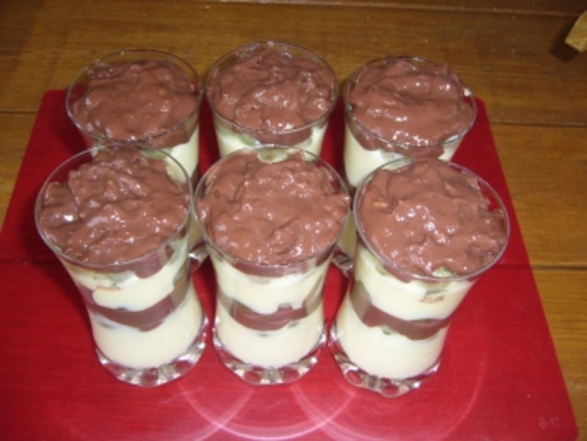 Dessert: Trauben kuscheln sich in zweierlei Pudding ein! - Rezept - Bild Nr. 8