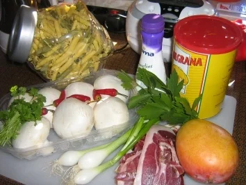 Garganelli (Penne) mit fruchtiger Champignon Sauce - Rezept - Bild Nr. 2