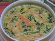 Rezept: Spinatsuppe mit Seelachs Spinatsuppe mit Seelachs - Rezept