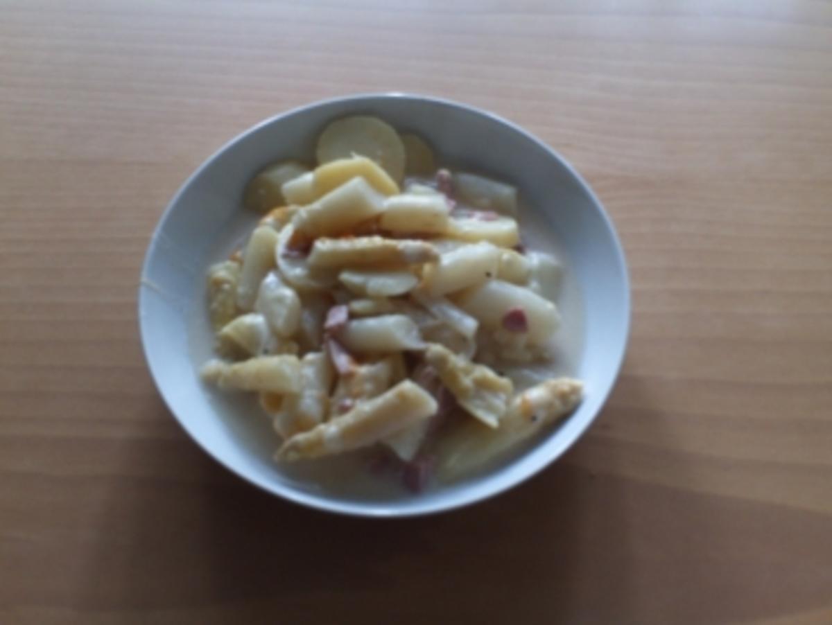 Bilder für Spargelauflauf mit Kartoffeln und Spargel - Rezept