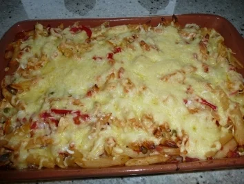 Rezept: Makkaroni-Gemüse Auflauf Makkaroni-Gemüse Auflauf - Rezept