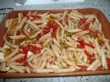 Rezept: Makkaroni-Gemüse Auflauf Bild Nr. 3 Makkaroni-Gemüse Auflauf - Rezept - Bild Nr. 3