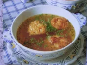 Gebackene Mäuse in Rindsuppe - Rezept