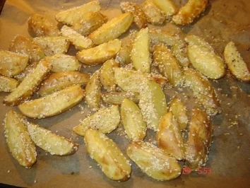 Sesamkartoffeln - Rezept