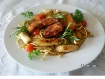 Gebratener Spargel mit Hähnchen. - Rezept - Bild Nr. 5