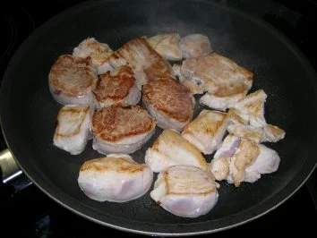 Gratinierter Filet-Auflauf mit Champignons - Rezept - Bild Nr. 3