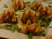 Rucola -Feigensalat mit Parmaschinken - Rezept