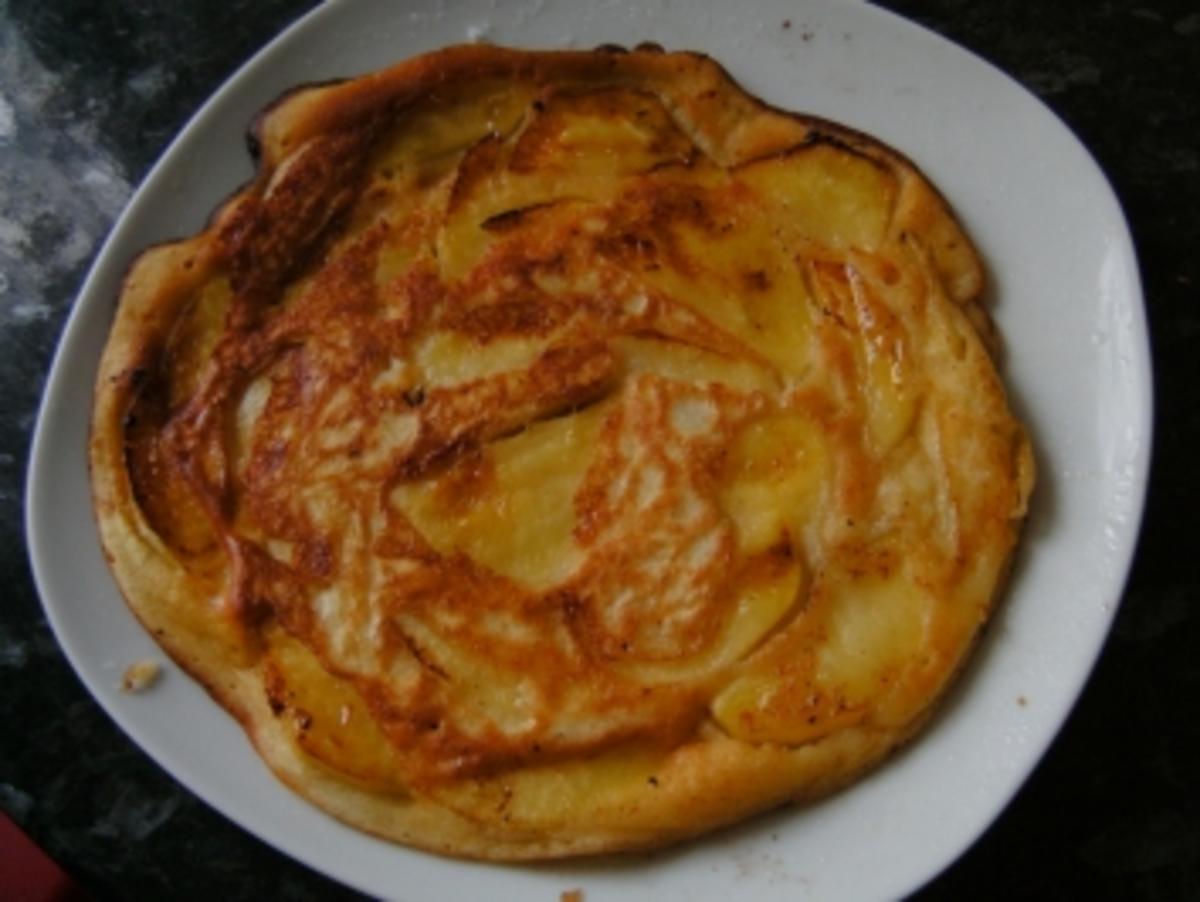 Bilder für Apfelpfannkuchen einfach und schnell auf Wunsch meiner Tochter Rezept