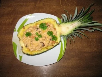 Ananas- Reis mit Hähnchenstreifen - Rezept - Bild Nr. 6