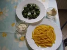 Penne mit Gorgonzola-Blattspinat - Rezept