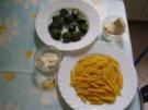 Penne mit Gorgonzola-Blattspinat - Rezept