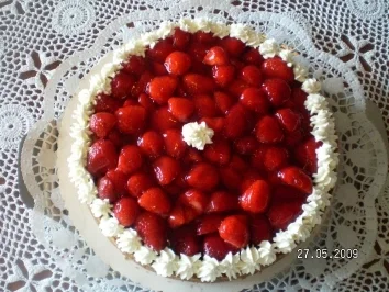 Erdbeer-Käsekuchen - Rezept