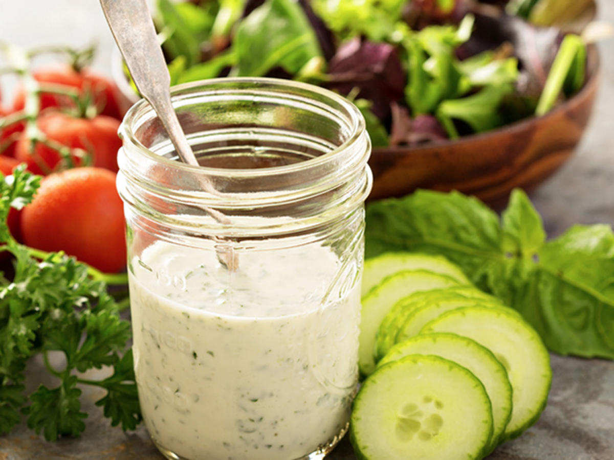 SALATDRESSING: Joghurt - Mayonnaise - Dressing - Rezept - kochbar.de