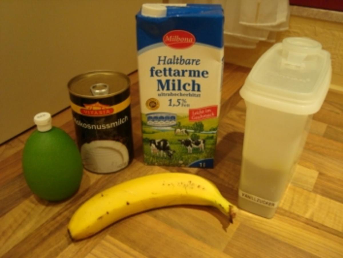 Getränke - kalt - Kokos - Bananen - Flip - Rezept - Bild Nr. 2