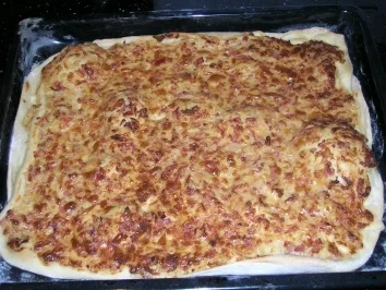 Rezept: Elsässer Flammkuchen Elsässer Flammkuchen - Rezept