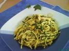 Tanni´s Spaghetti-Garnelen-Pfanne mit Spinat - Rezept