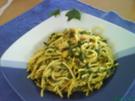 Tanni´s Spaghetti-Garnelen-Pfanne mit Spinat - Rezept