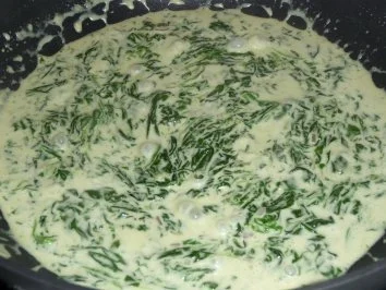 Rezept: Eier im Spinatbett Bild Nr. 4 Eier im Spinatbett - Rezept - Bild Nr. 4