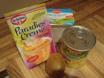 *Dessert - Paradiesische Pfirsichcreme mit Ananas à la Dane - Rezept - Bild Nr. 2