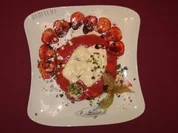 Cantuccini-Amaretto-Creme auf Erdbeeren - Rezept
