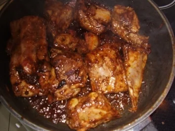 Schweinerippchen mit Möhren-Kohlrabi-Gemüse und Salzkartoffeln - Rezept - Bild Nr. 8