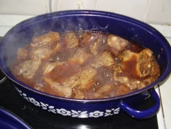 Schweinerippchen mit Möhren-Kohlrabi-Gemüse und Salzkartoffeln - Rezept - Bild Nr. 12