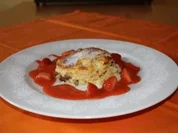 Quark-Reisauflauf mit Roter Grütze - Rezept