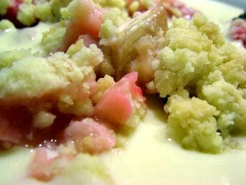 Gerries Rhubarb Crumble with Custard - Rezept - Bild Nr. 7