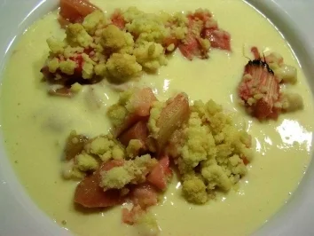 Gerries Rhubarb Crumble with Custard - Rezept - Bild Nr. 8