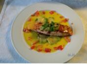 Lachs auf Avocado - Rezept