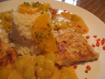 Truthahn - Putenschnitzel im Mandelkleid mit einer Currysauce - Rezept - Bild Nr. 6