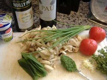 Rezept: Tagliatelle mit Austernpilzen und gemischten Kräutern Bild Nr. 2 Tagliatelle mit Austernpilzen und gemischten Kräutern - Rezept - Bild Nr. 2