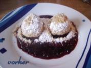 Topfenknödel mit Heidelbeersauce - Rezept