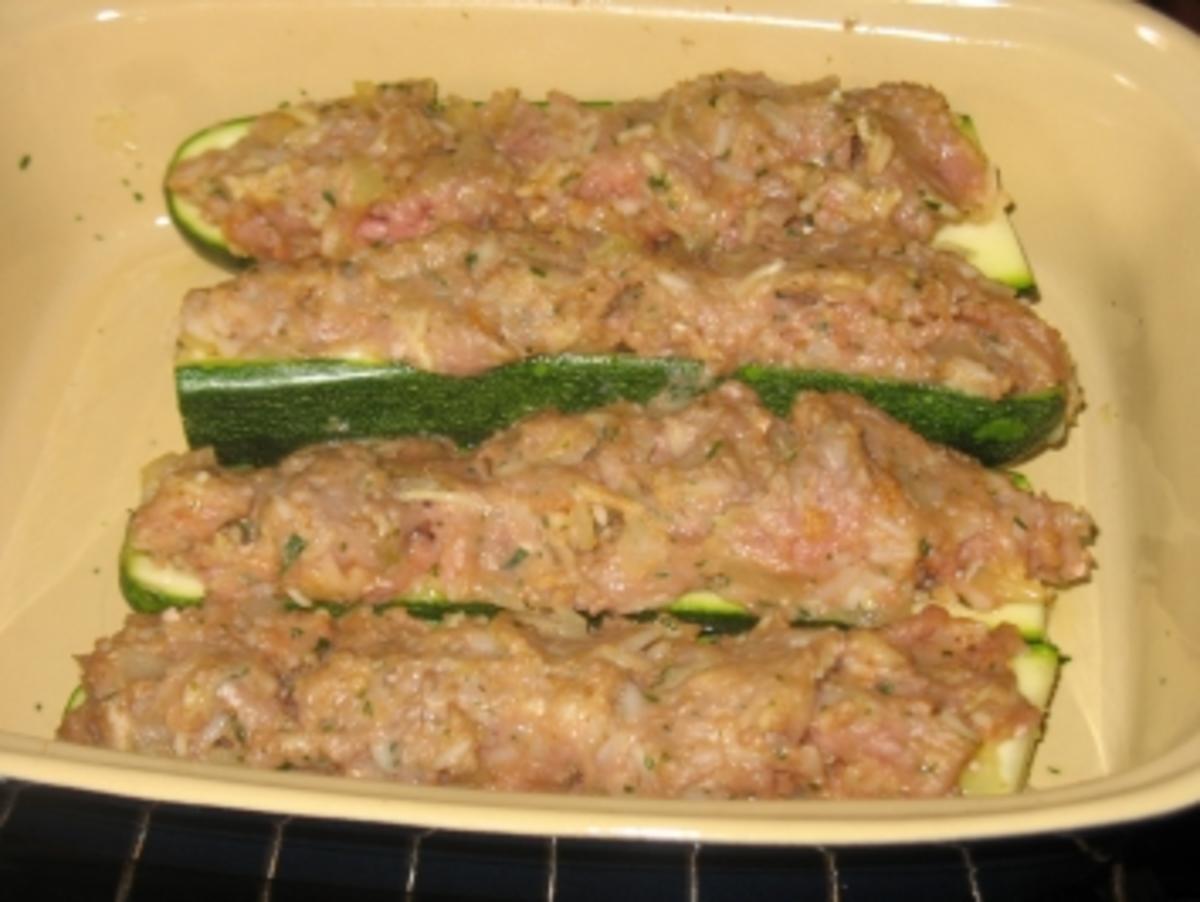 mediteran gefüllte zucchini - Rezept - Bild Nr. 6