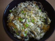 Champignon-Gemüse-Reis-Pfanne - Rezept